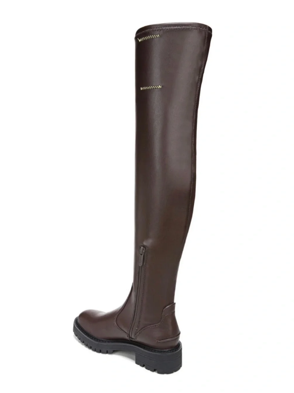Sarto by Franco Sarto Fera Over The Knee Boot Brown Vegan Leather NWT Wide Calf